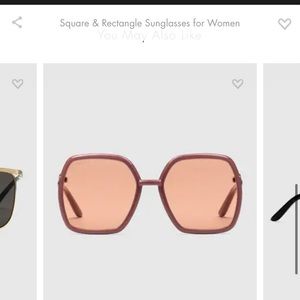 Brand new authentic Gucci woman’s sunglasses rose’
